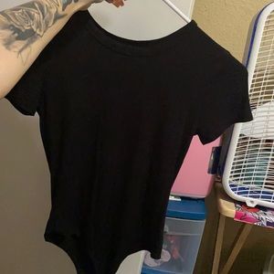 women’s black bodysuit